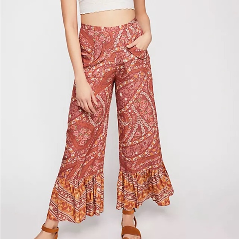 SPELL Celestial City Lights Pants with Front Pockets RARE